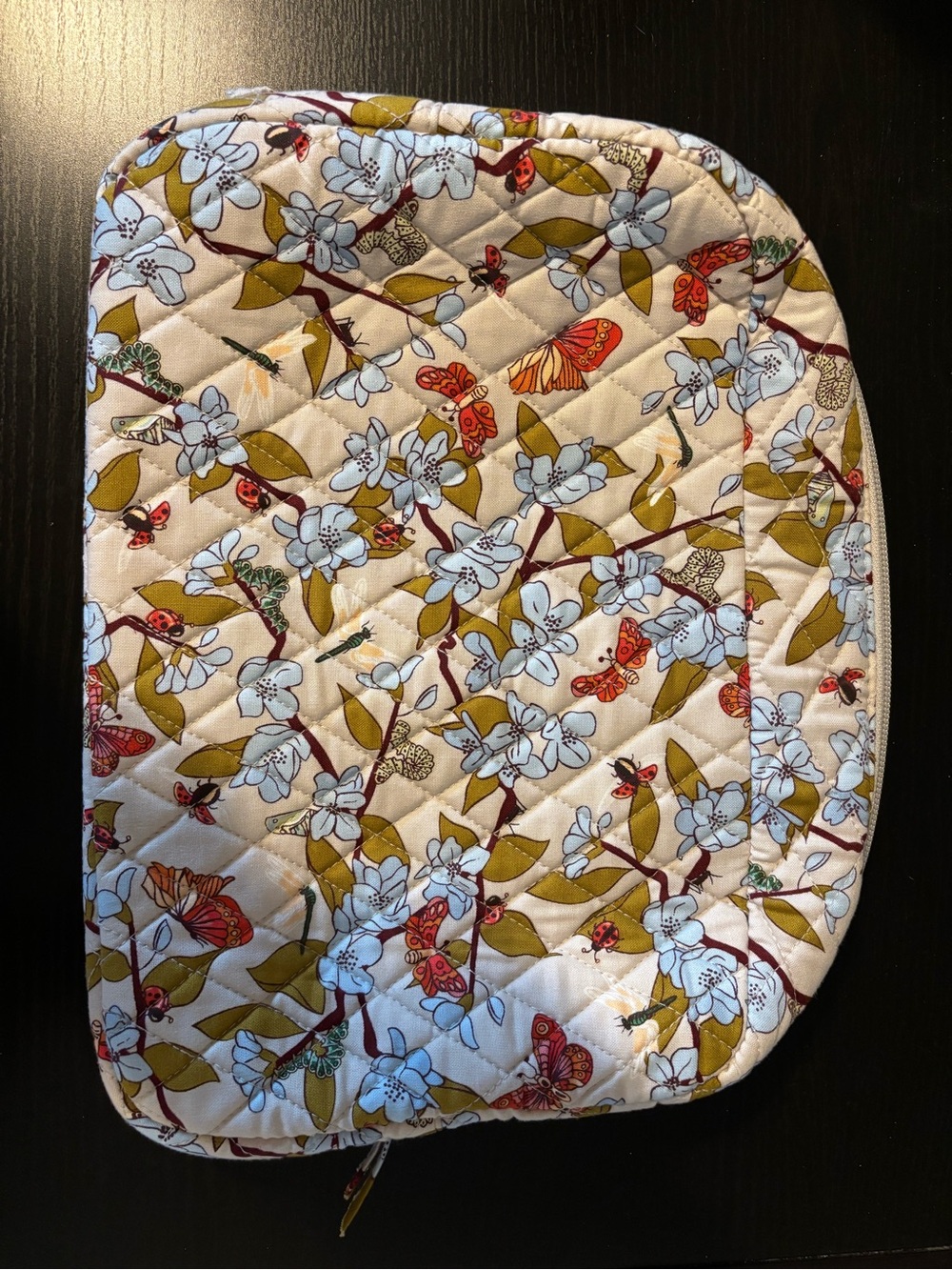 Vera Bradley Floral Quilted Travel Pouch